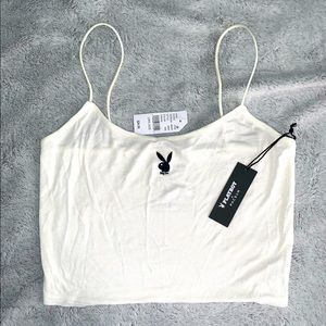 PacSun PLAYBOY White Tank- New with Tags!!